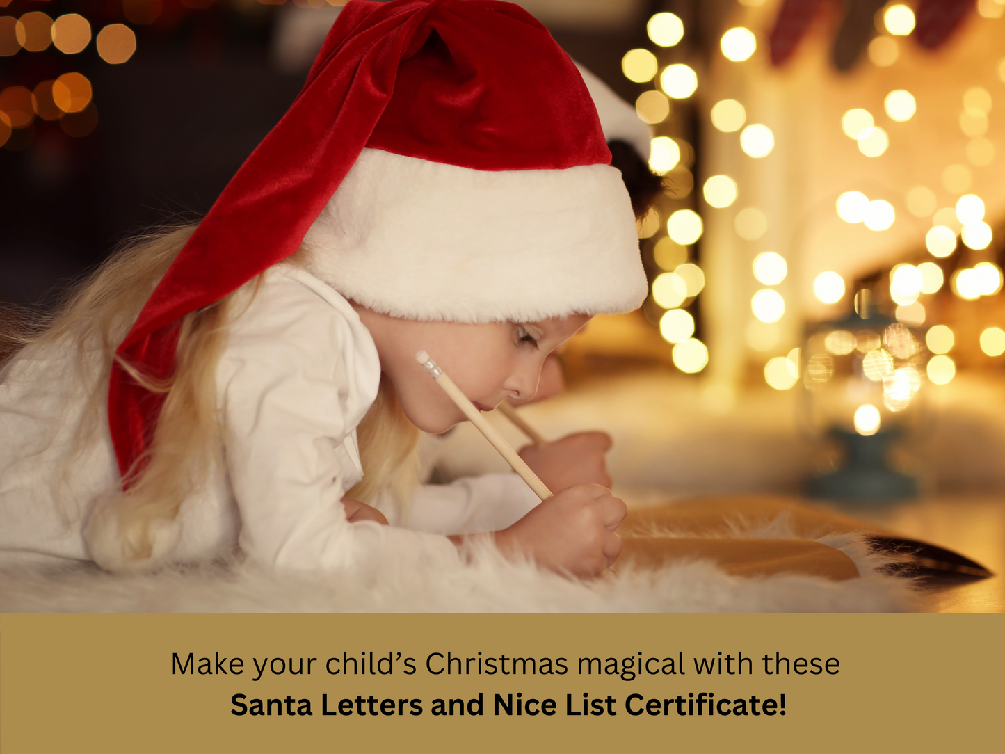 Letter From Santa, Nice List Certificate and Letter To Santa