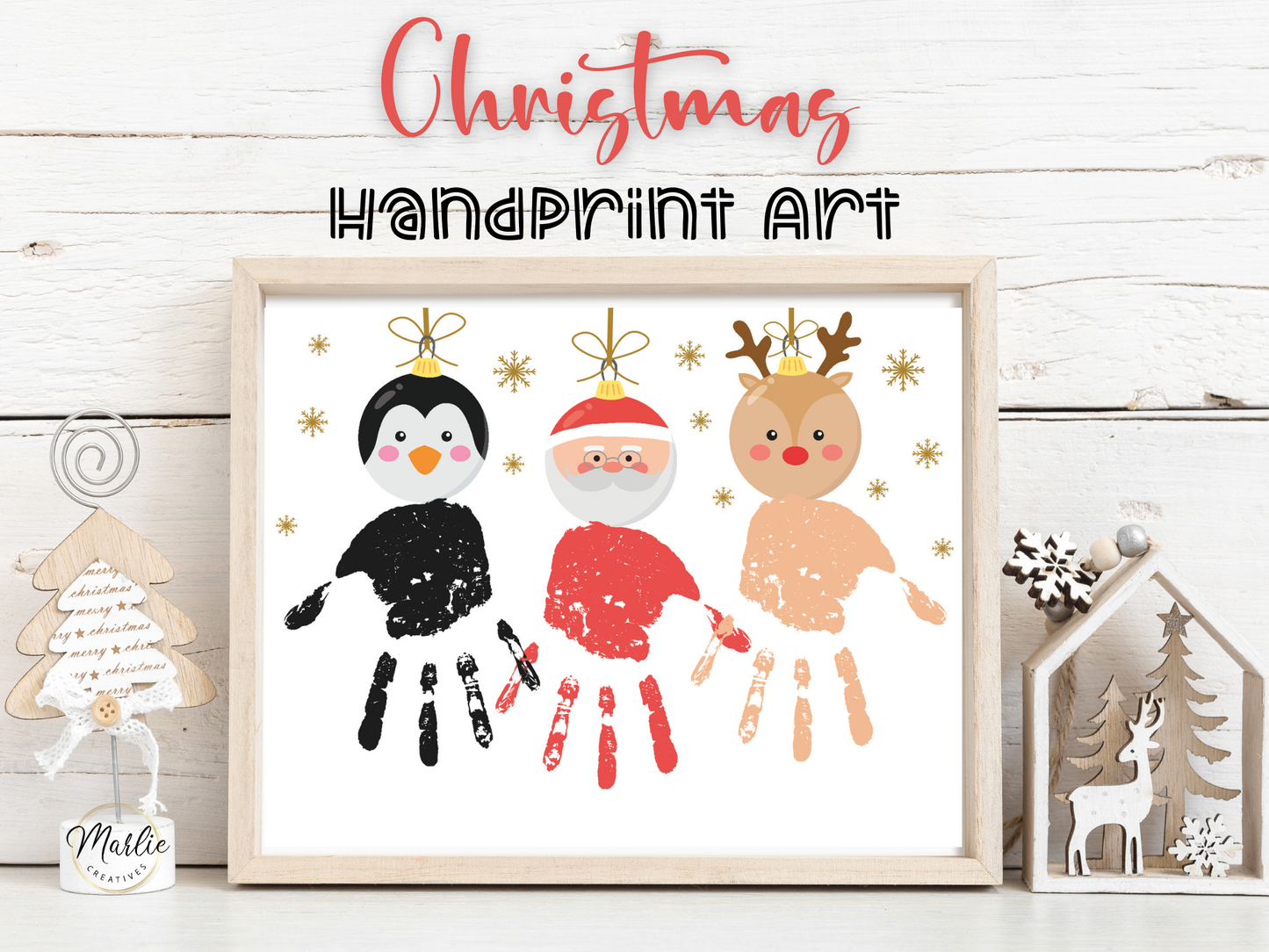 Christmas Handprint Art Bundle