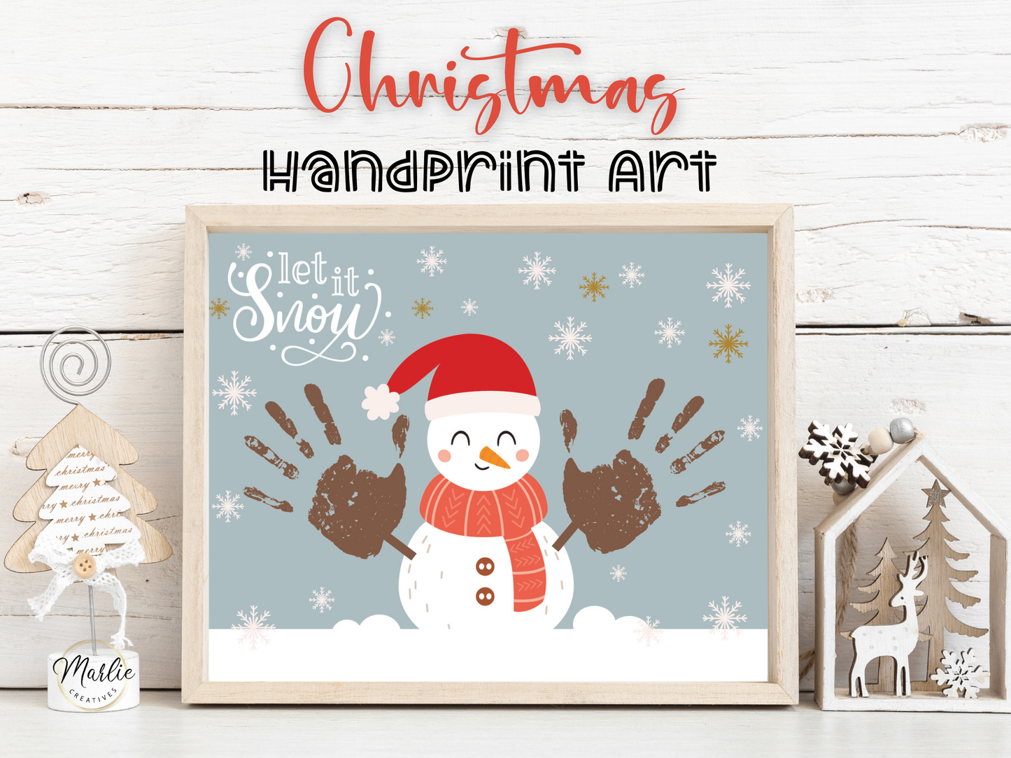 Christmas Handprint Art Bundle