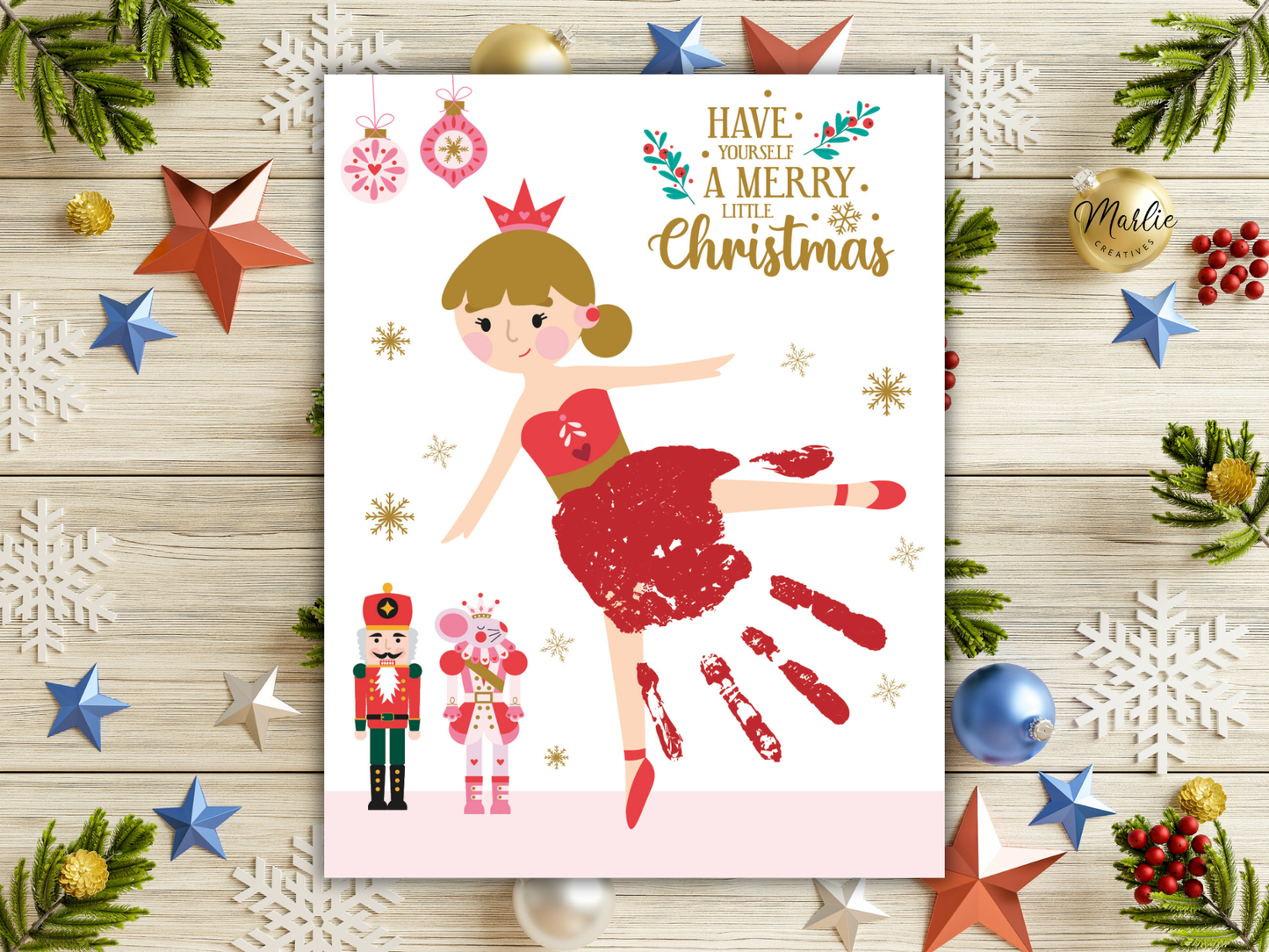 Christmas Handprint Art Bundle