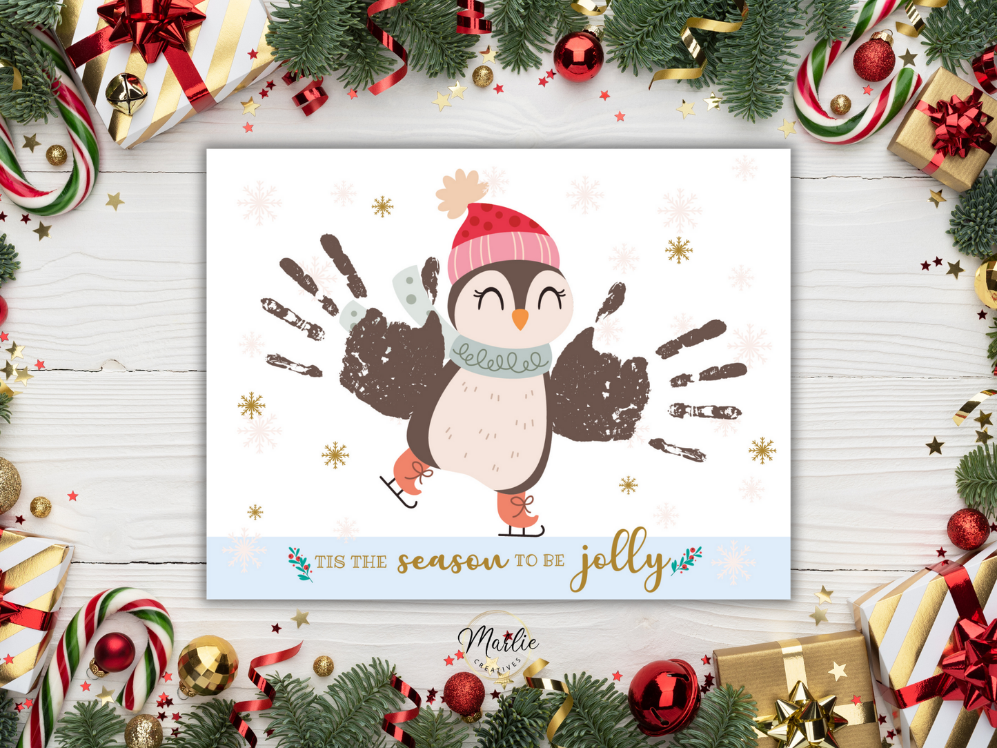 Christmas Handprint Art Bundle